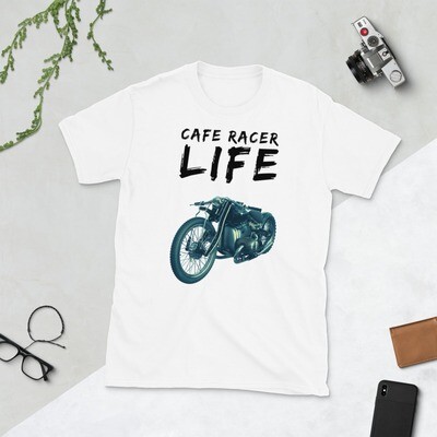 Cafe Racer Life T-Shirt in White
