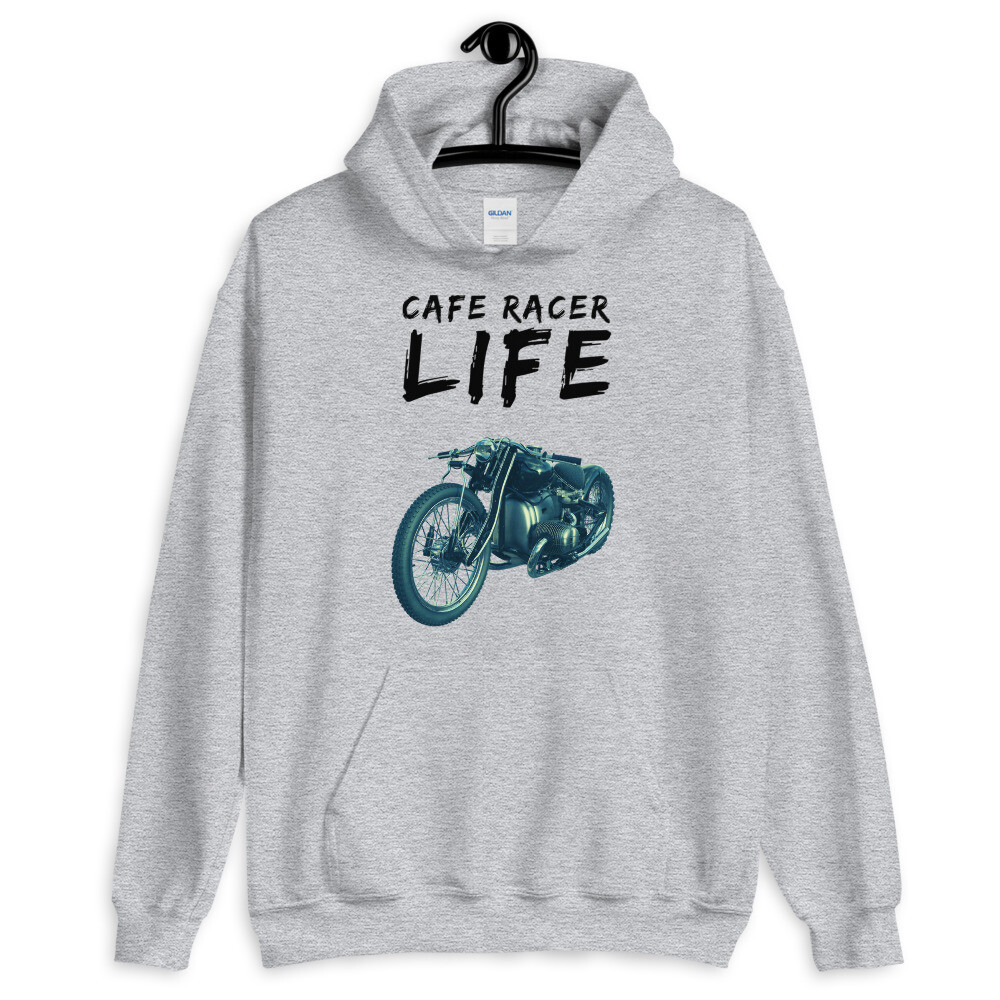 Cafe Racer Life Hoodie in White