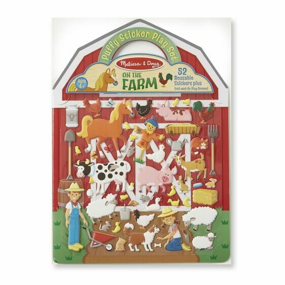M&amp;D Puffy Sticker Farm