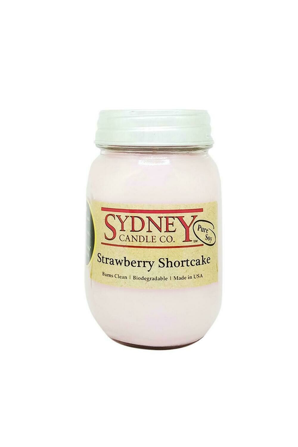 Strawberry Shortcake Candle