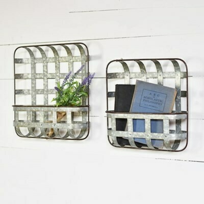 Large Tin Pocket Woven