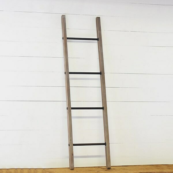 58&quot; Wood/Tin Ladder