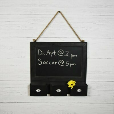 Chalkboard W/ Bins