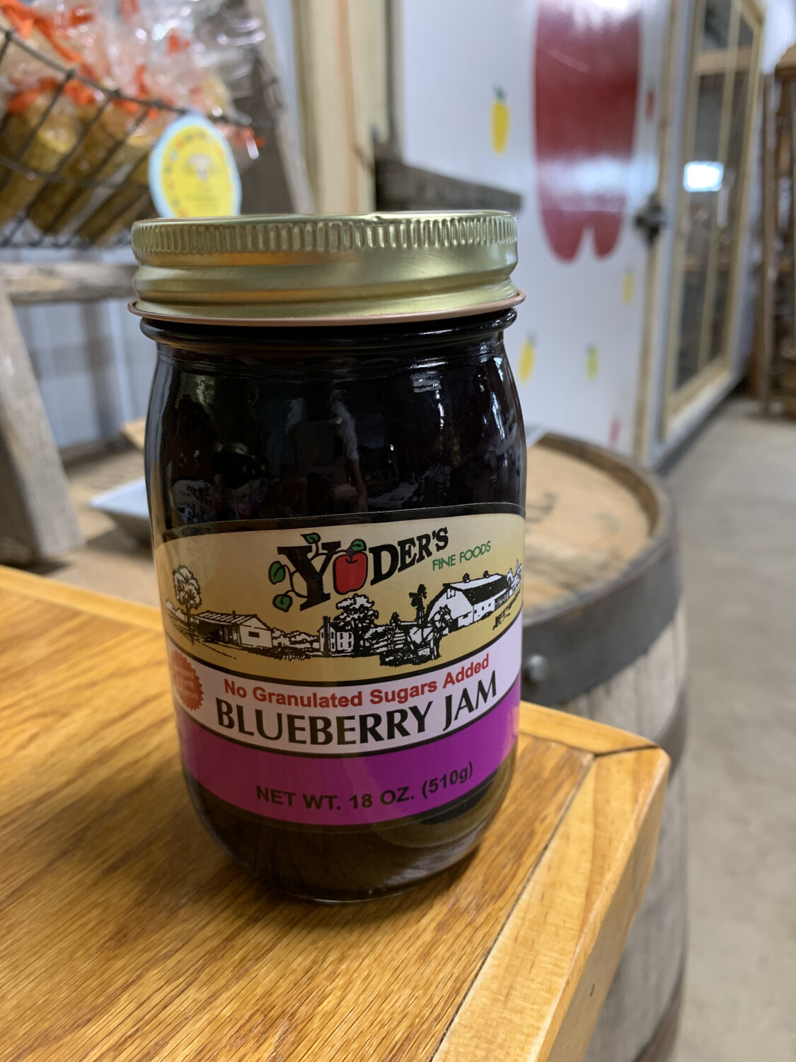 Sugarless Blueberry Jam - 18 Oz