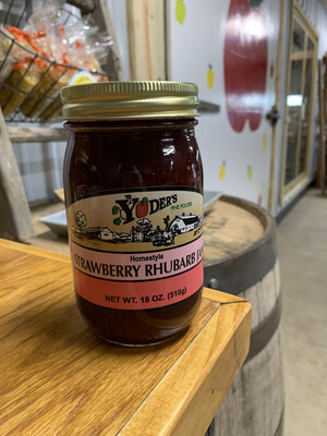 Strawberry-Rhubarb Jam - 18 oz