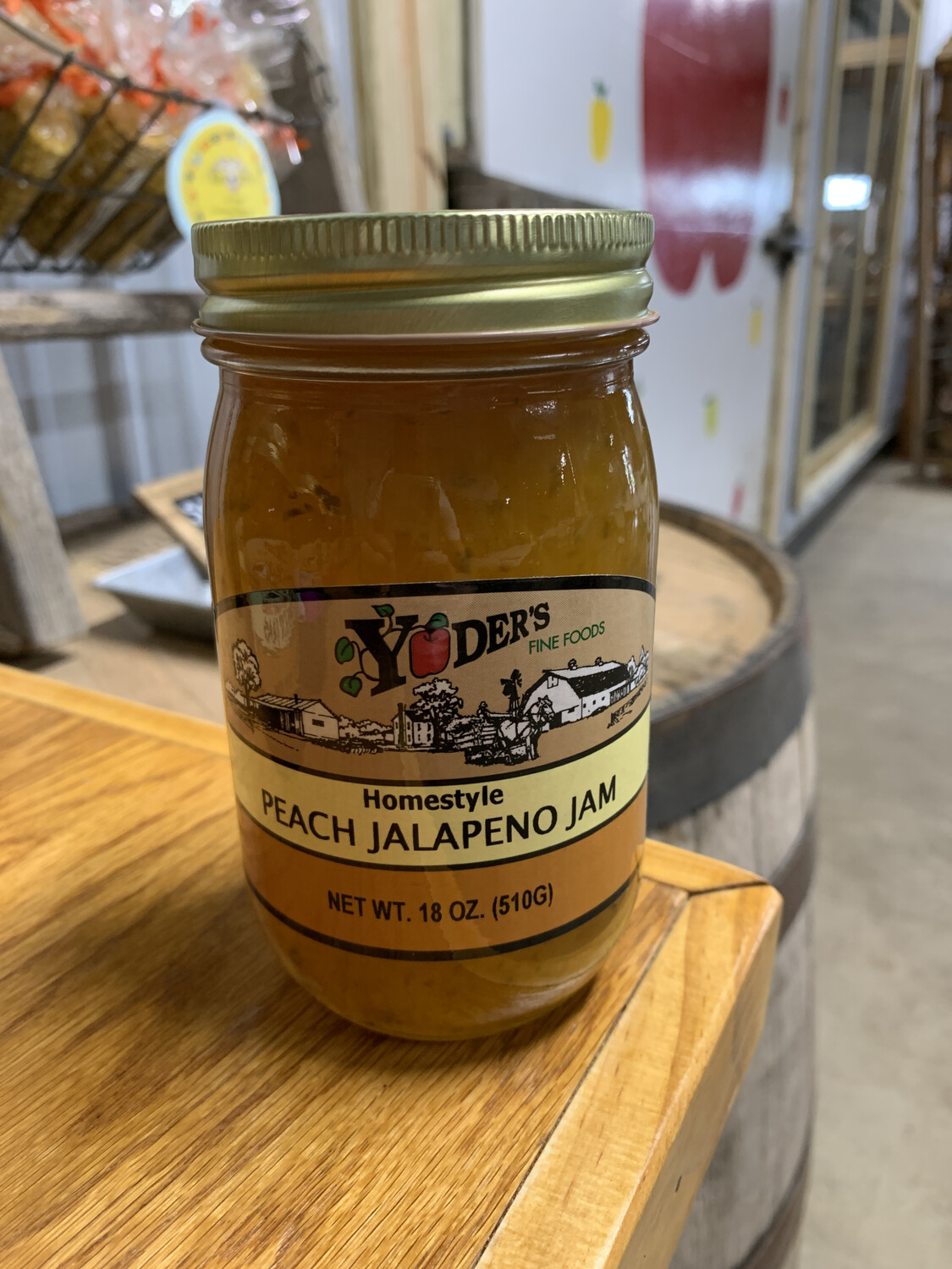 Peach Jalapeno Jam - 18 oz