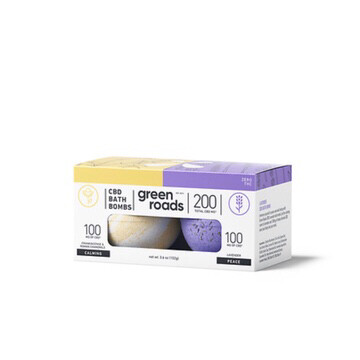 CBD Bath Bomb Duo Calming & Peace 100MG Each CBD Bath Bomb Duo Calming & Peace 100MG Each