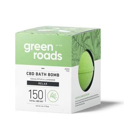 LARGE CBD BATH BOMB - RELAX - 150MG LARGE CBD BATH BOMB - RELAX - 150MG