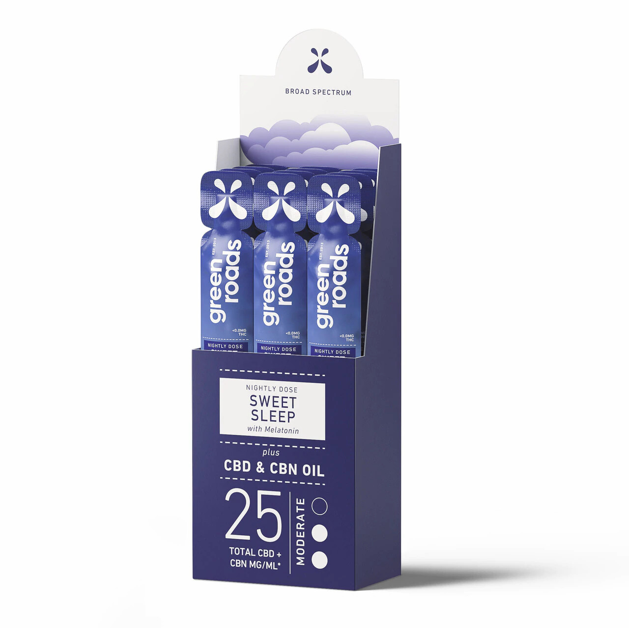 CBD Nightly Dose, Sweet Sleep - 25mg (12pk) CBD Nightly Dose, Sweet Sleep - 25mg (12pk)
