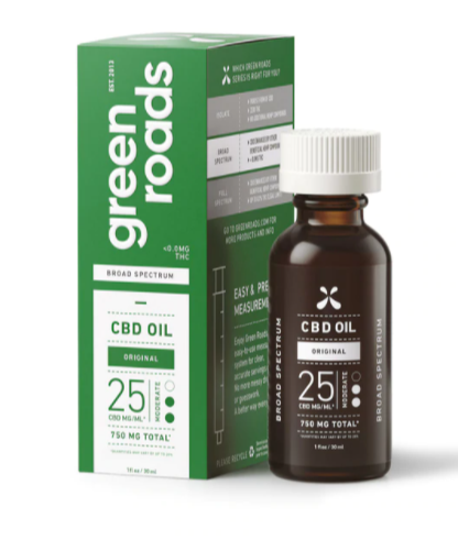 Broad Spectrum CBD oil - 750 MG bottle Broad Spectrum CBD oil - 750 MG bottle