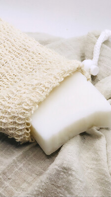 Sisal Exfoliating Soap Pouch Set