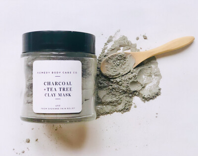 Charcoal +Tea Tree Clay Mask