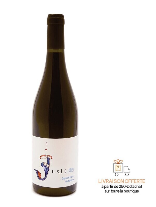 Juste 2022, IGP Saint-Guilhem le Désert blanc - carton de 6 bouteilles,