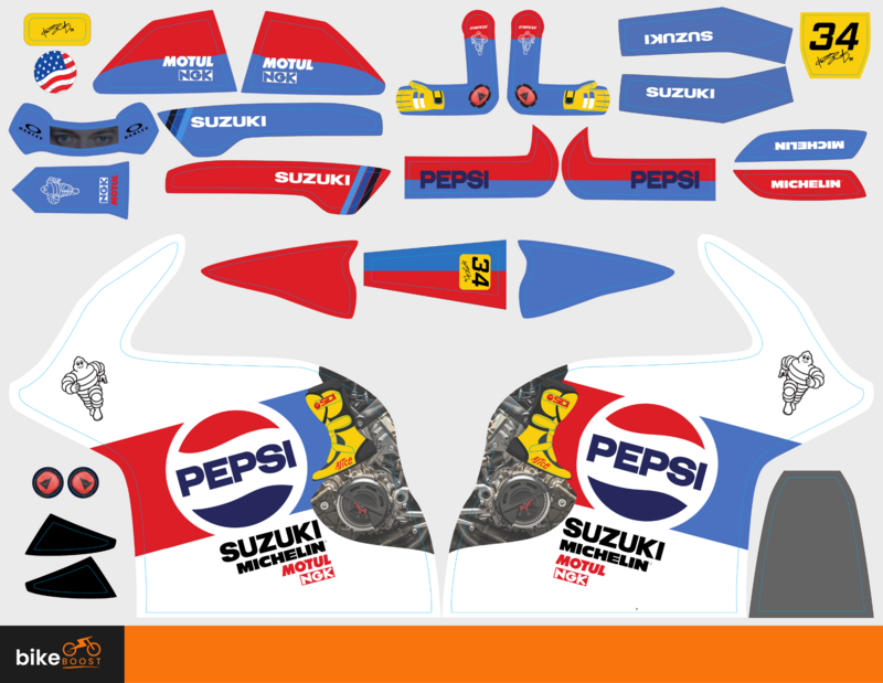 Decal | RG | Pepsi Suzuki