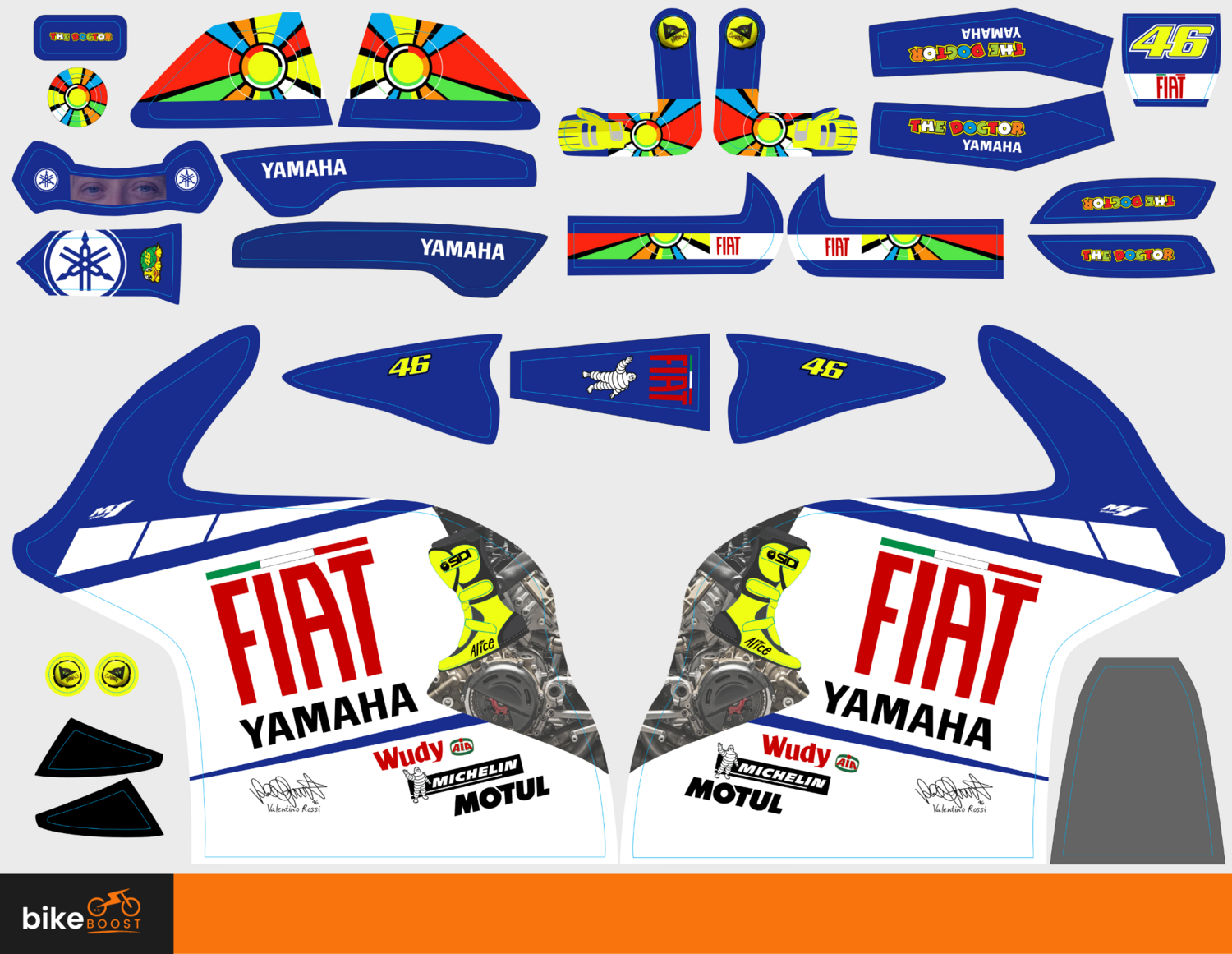Decal | RG | Fiat Yamaha Rossi