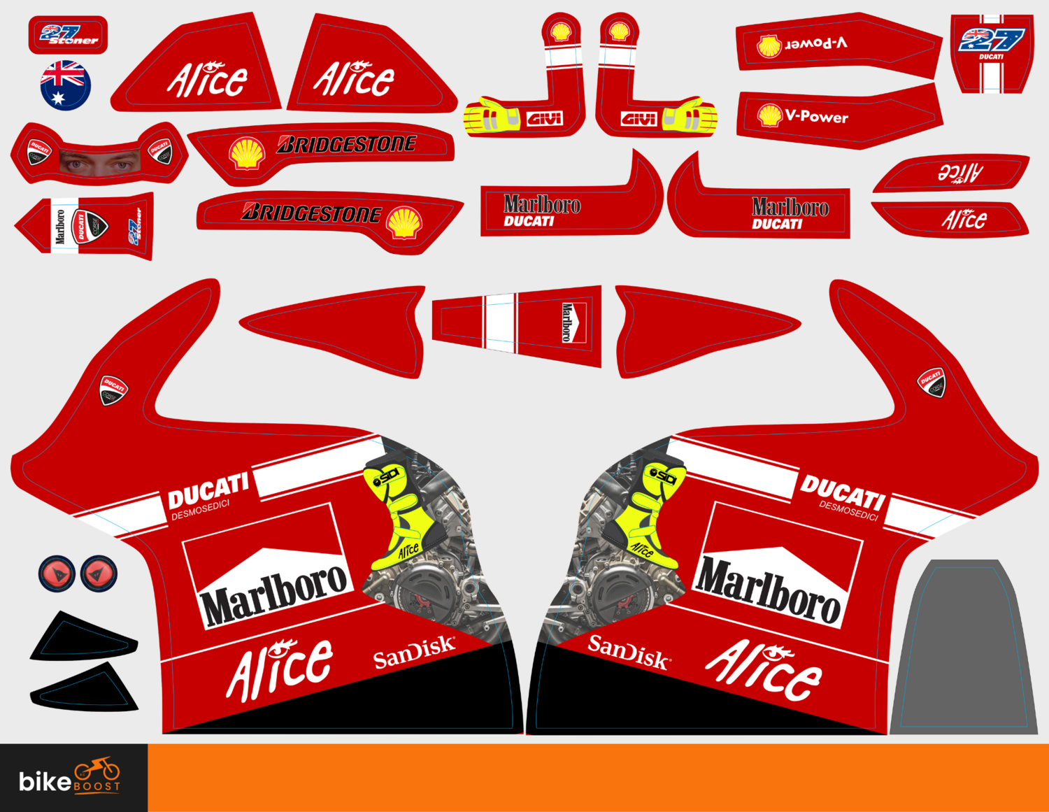 Decal | RG | Ducati Marlboro