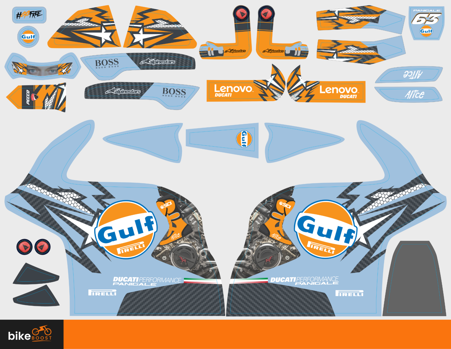 Decal | RG | Gulf Ducati