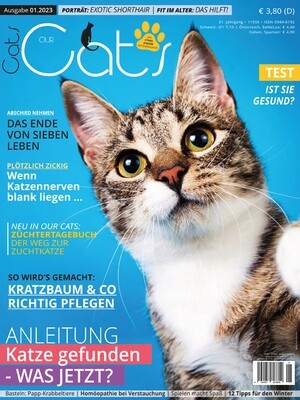 Our Cats 01.2023 (Digital, Einzelheft) Our Cats 01.2023 (Digital, Einzelheft)
