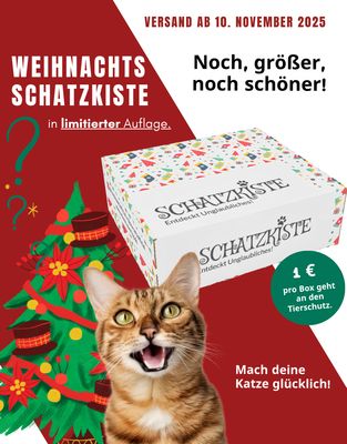 Weihnachts-Schatzkiste für Katzen - Limitierte Auflage