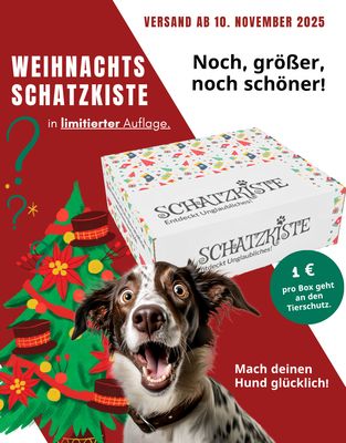 Weihnachts-Schatzkiste für Hunde - Limitierte Auflage Weihnachts-Schatzkiste für Hunde - Limitierte Auflage