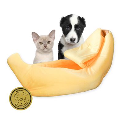 Bananen-Bett für Katzen und kleine Hunde (bis 5 kg) Bananen-Bett für Katzen und kleine Hunde (bis 5 kg)