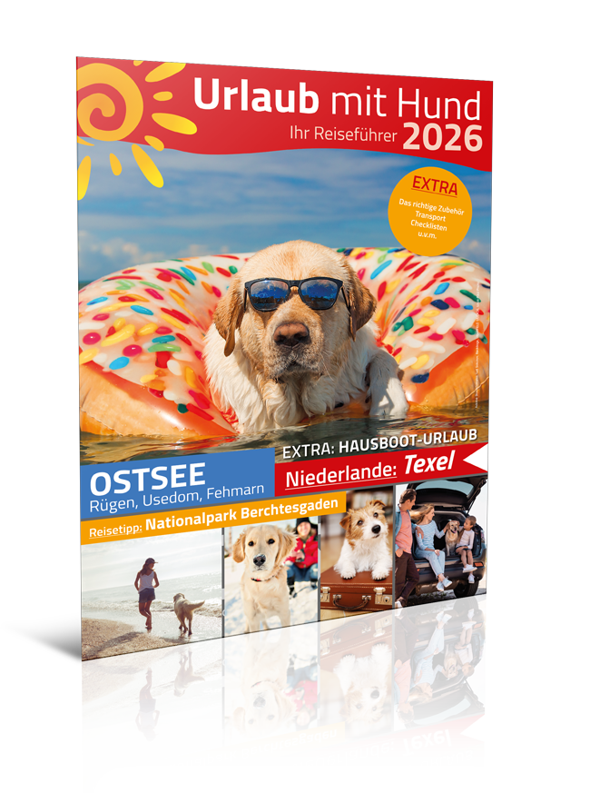 Reiseführer "Urlaub mit Hund 2026" (Digital, Einzelheft)