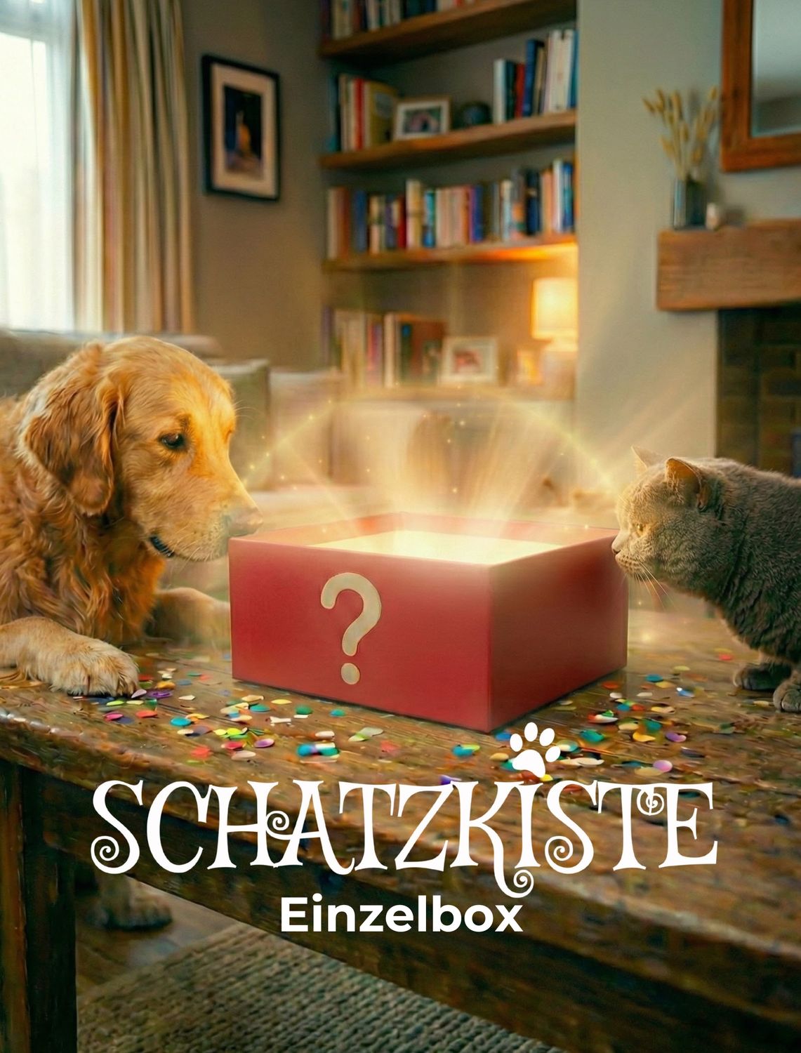 Schatzkiste | Einzelbox | Für Hunde + Katzen Schatzkiste | Einzelbox | Für Hunde + Katzen