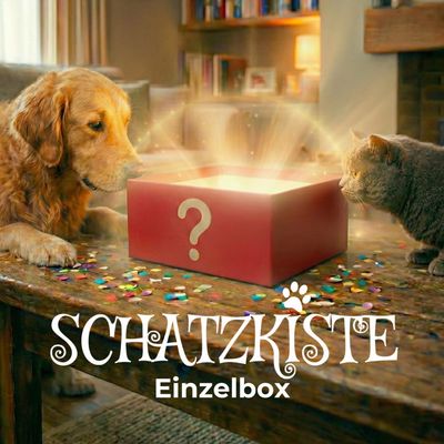 Schatzkiste | Einzelbox | Für Hunde + Katzen Schatzkiste | Einzelbox | Für Hunde + Katzen