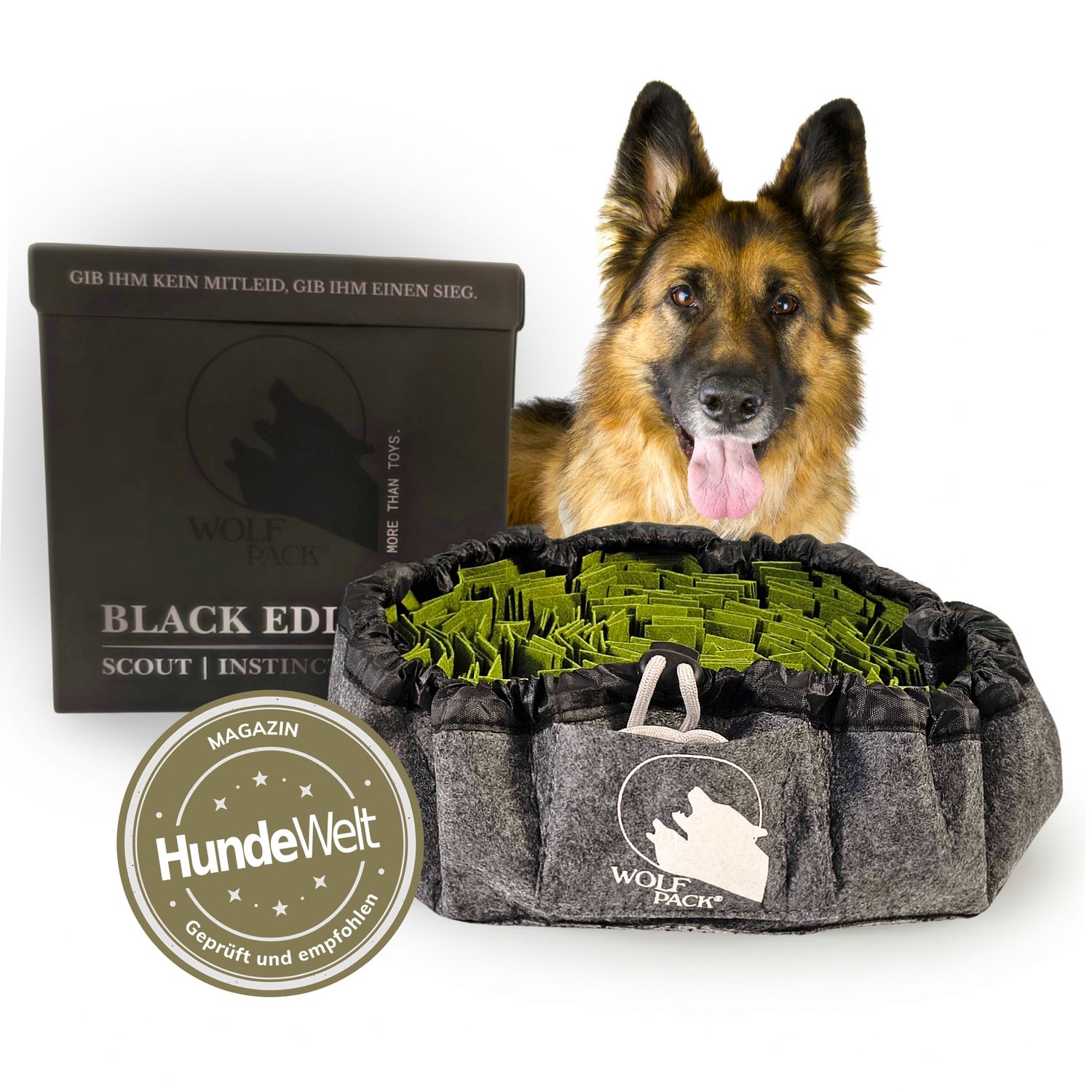 Wolf Pack® SCOUT | Black Edition – Schnüffeln macht glücklich - Jetzt bei www.good4pets.store