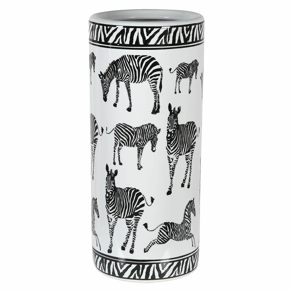Zebra Print Umbrella Stand