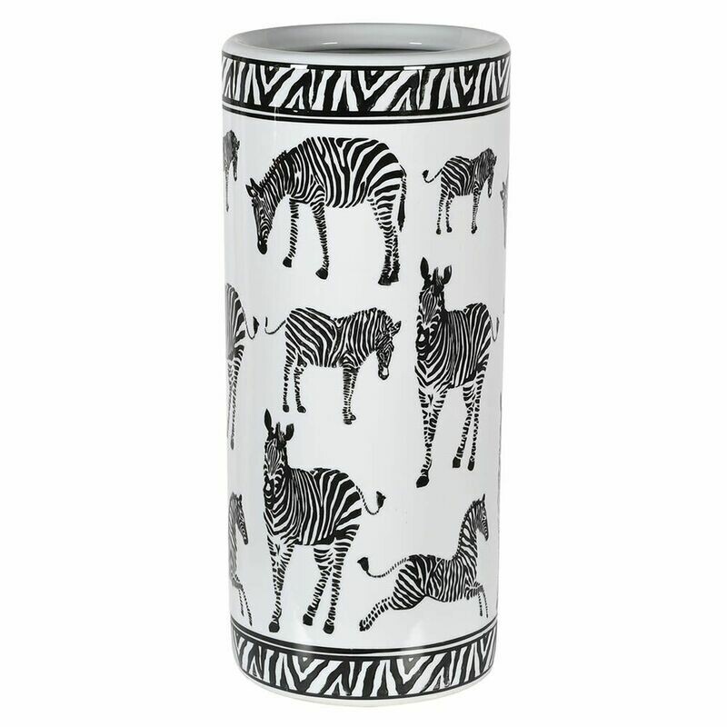 Zebra Print Umbrella Stand