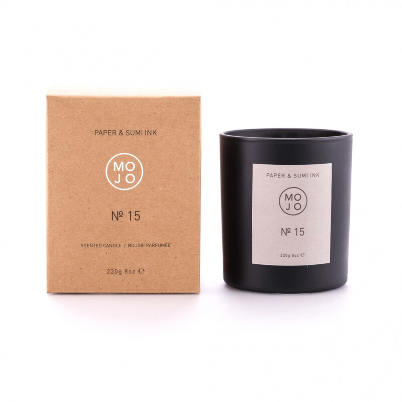 Mojo Candle: Paper and Sumi Ink