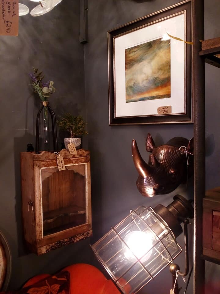 Vintage Wooden Wall Cabinet