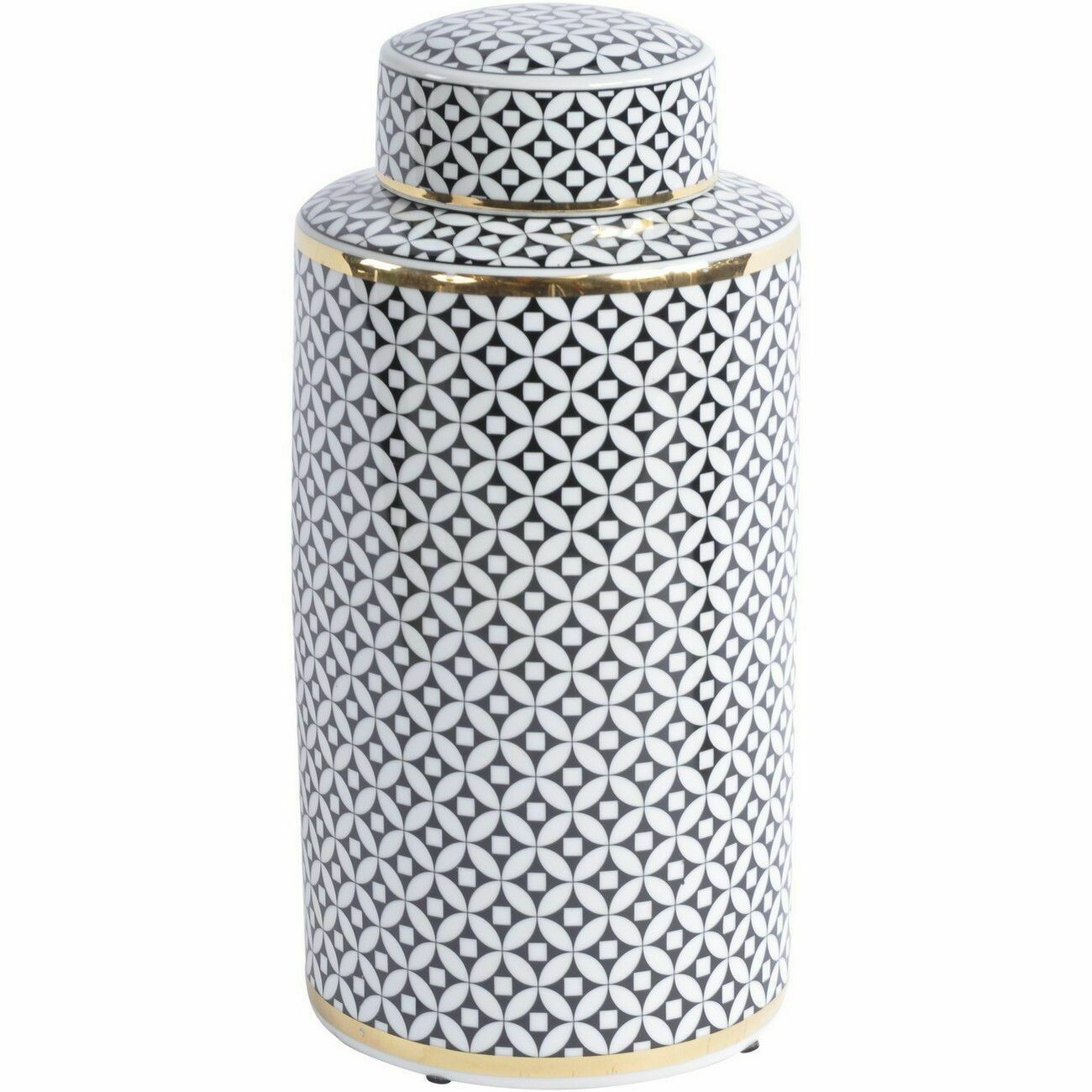 Print Ceramic Lidded Jar