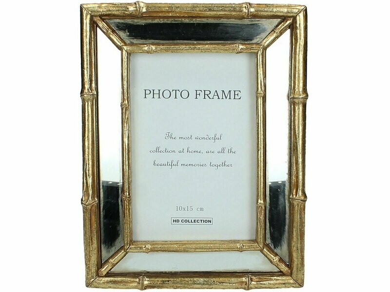 Bamboo Mirrored Photo Frame (4×6)