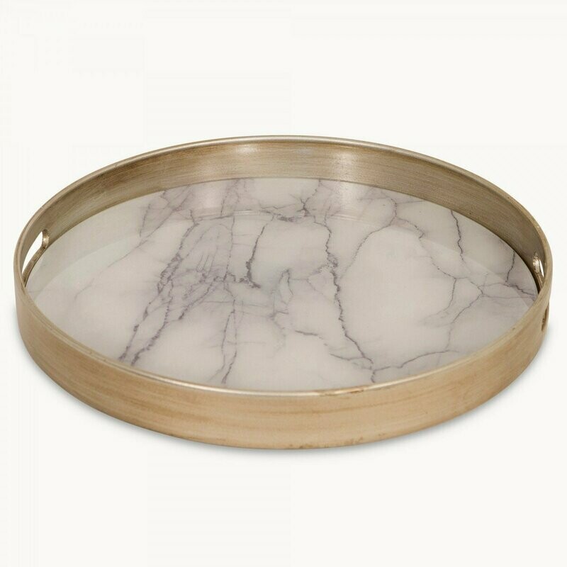 Marble Effect Tray (large)