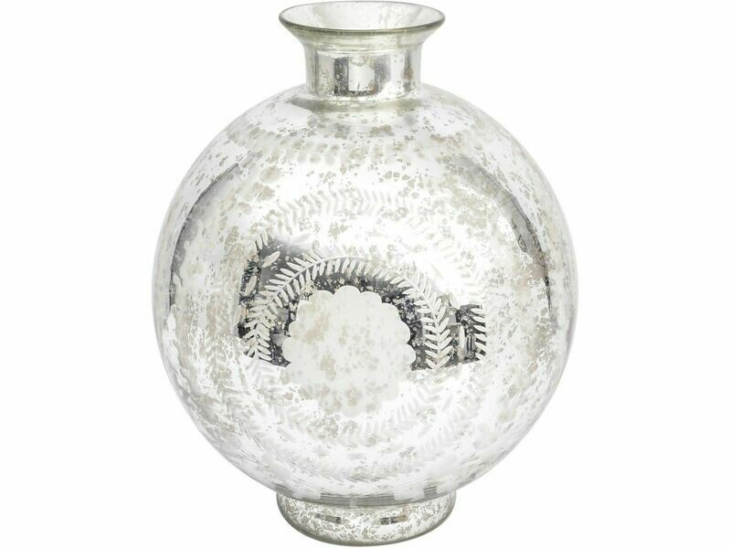 Patterned Orb Vase