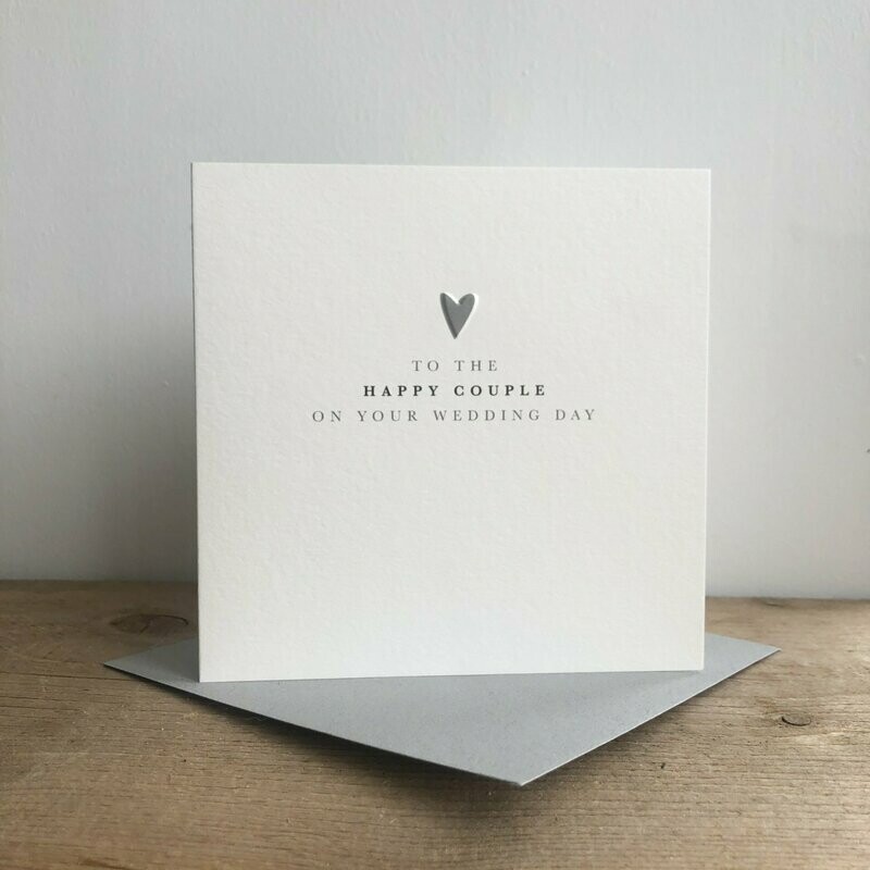 'Happy Couple' Wedding Card