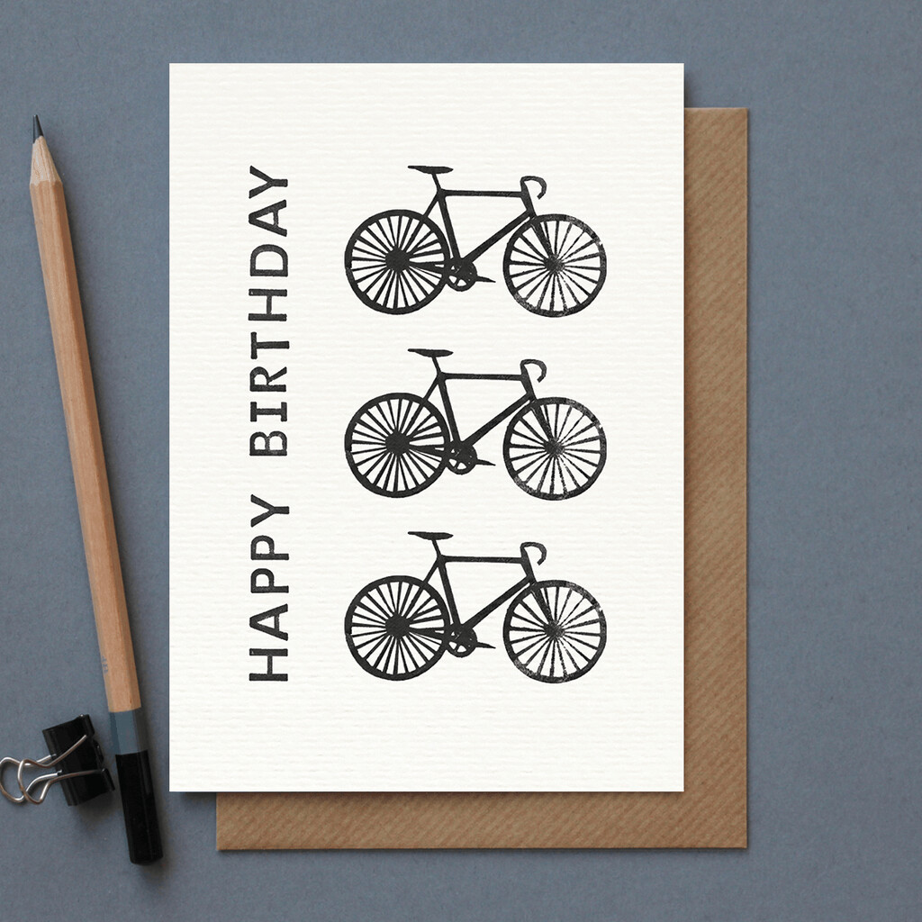 Bicycles Birthday card