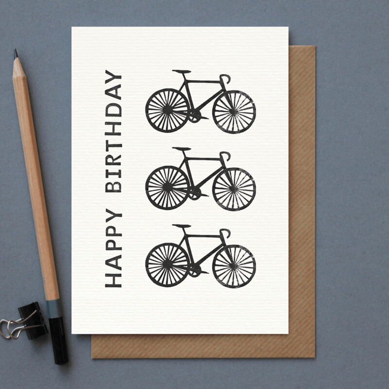 Bicycles Birthday card