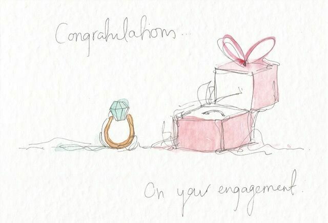 'Congratulations' Engagement Card