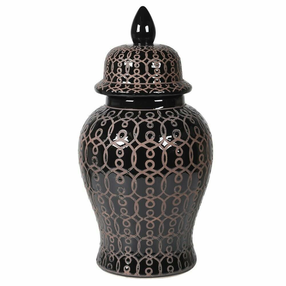 Patterned Ginger Jar