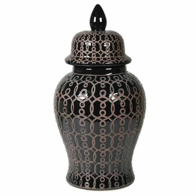Patterned Ginger Jar