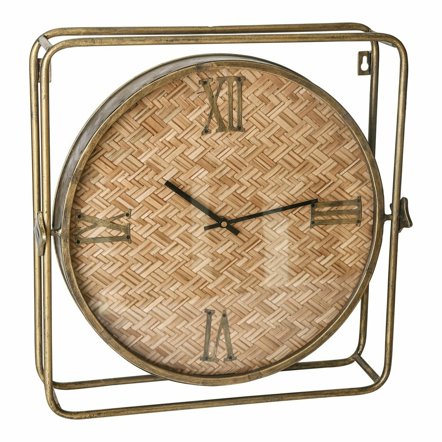 Rattan Clock