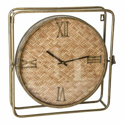 Rattan Clock