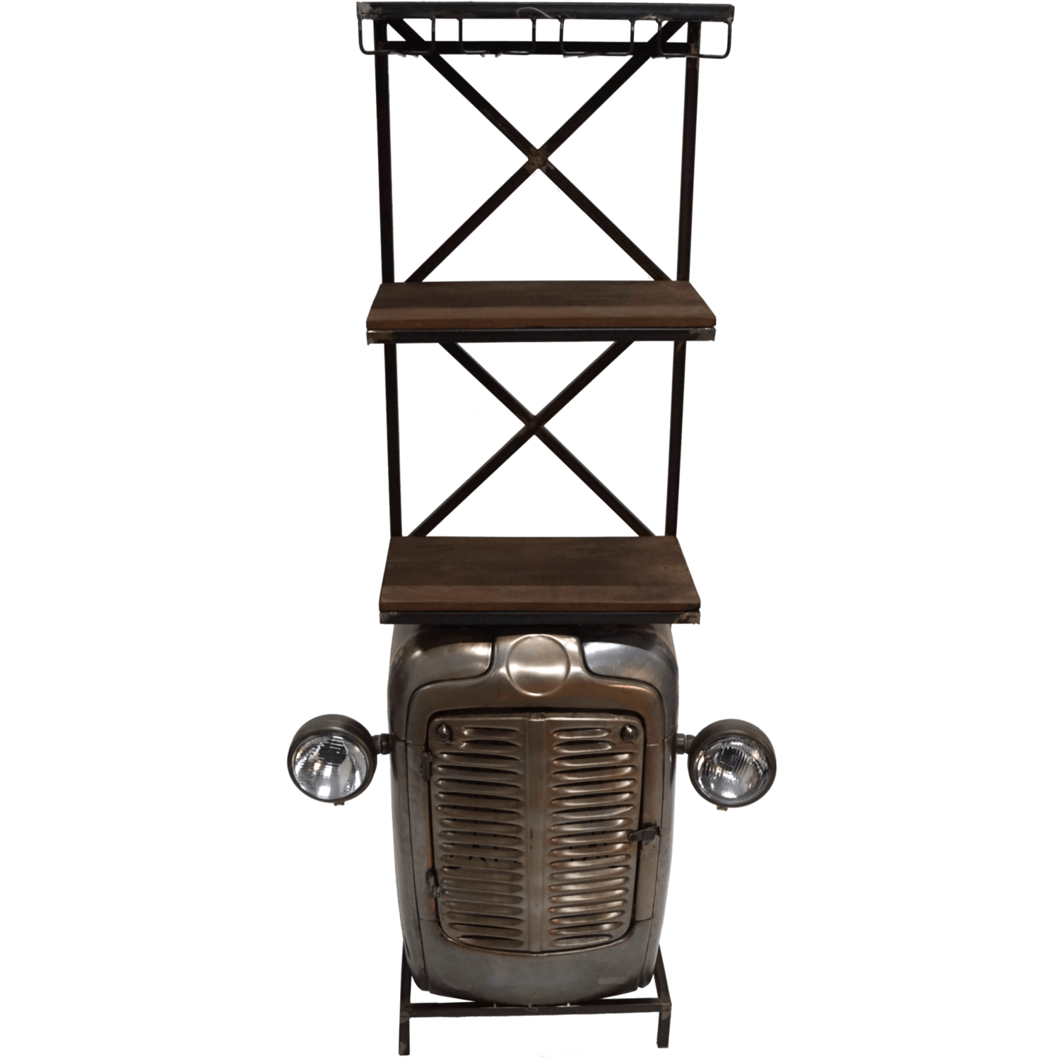 Wine Rack with Old Tractor Front