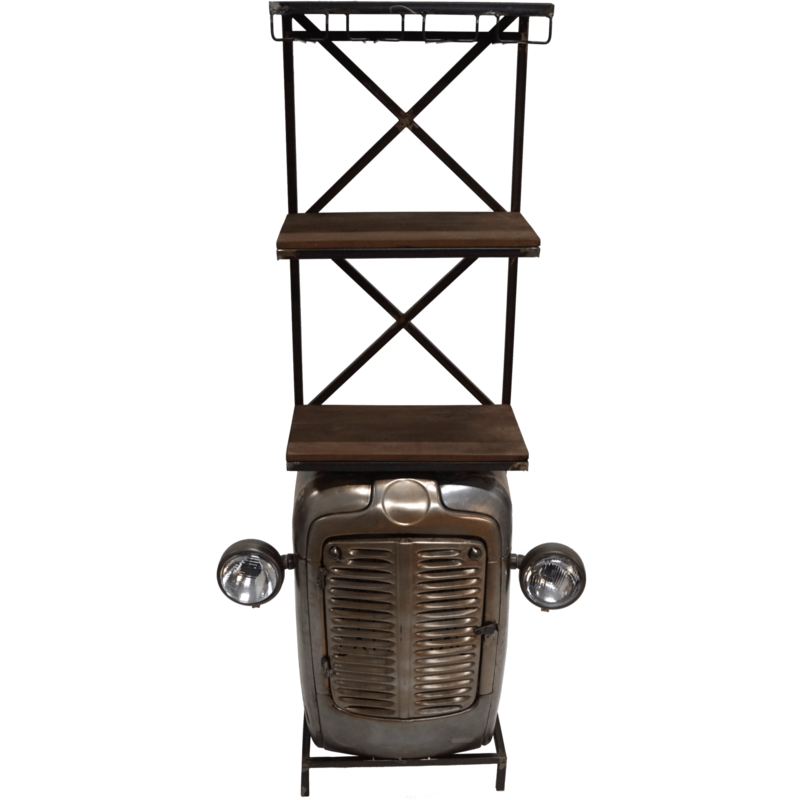 Wine Rack with Old Tractor Front