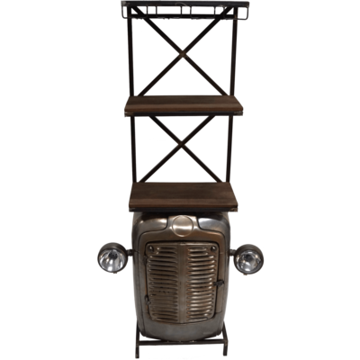 Wine Rack with Old Tractor Front