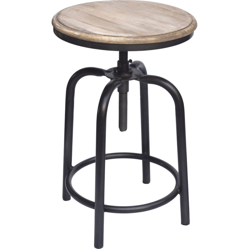 Light Wood Stool (set of 2)