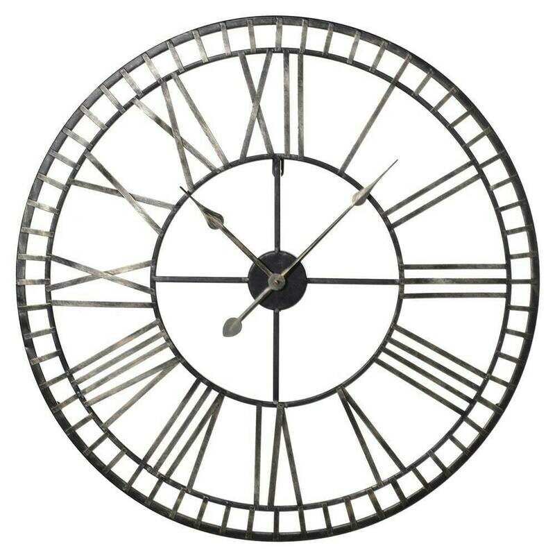 Gold Numerals Wall Clock (large)